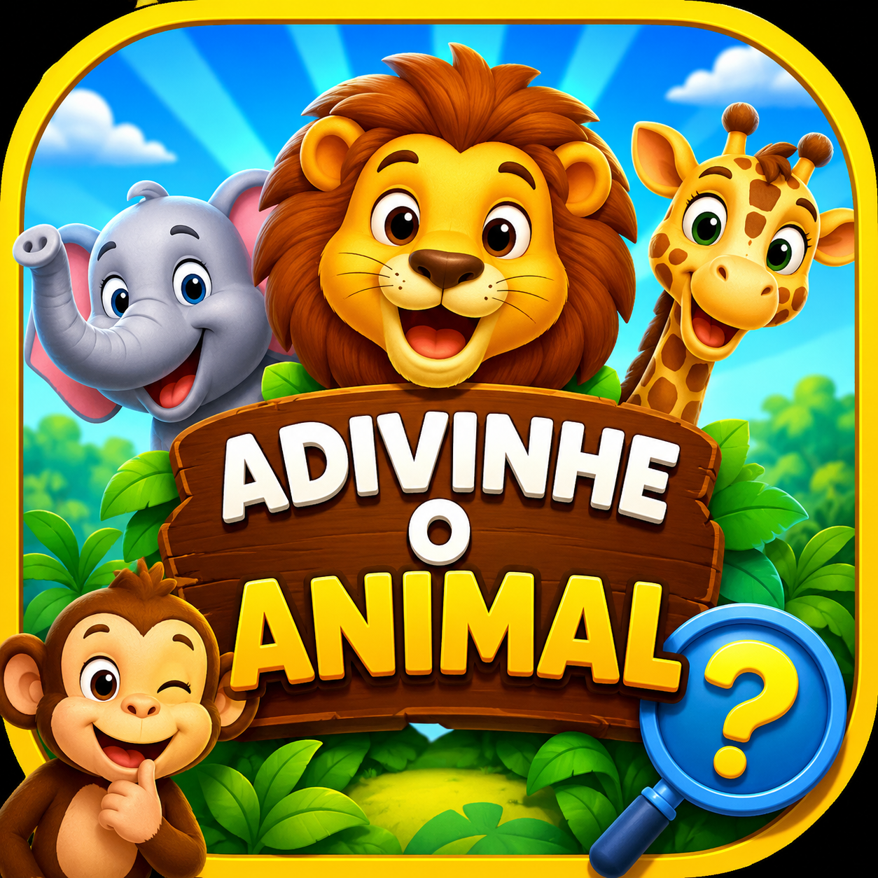 Tela do projeto Adivinhe o Animal